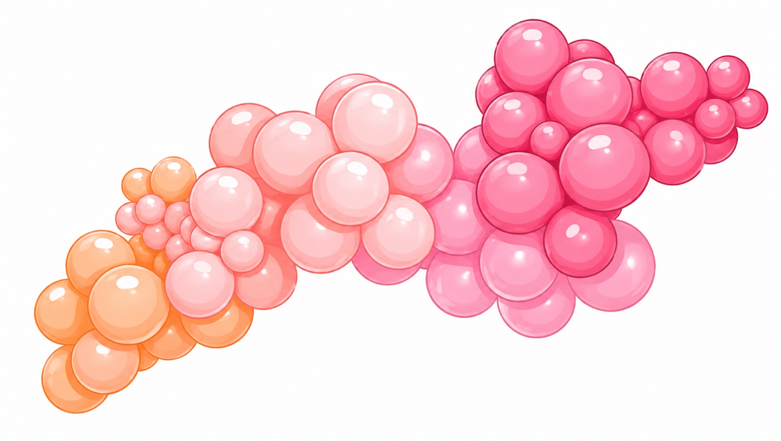 Balloon garland package sample